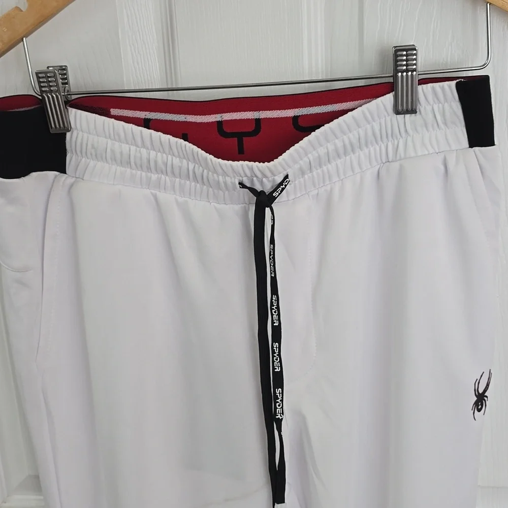 NWT Spyder Men's Active Joggers White Size Medium